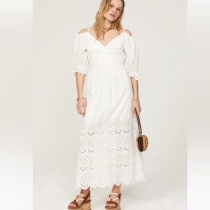 Ulla Johnson Narcisa Cotton Eyelet Dress size 8 NWT